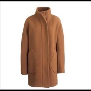 J Crew Camel Wool Cacoon Coat